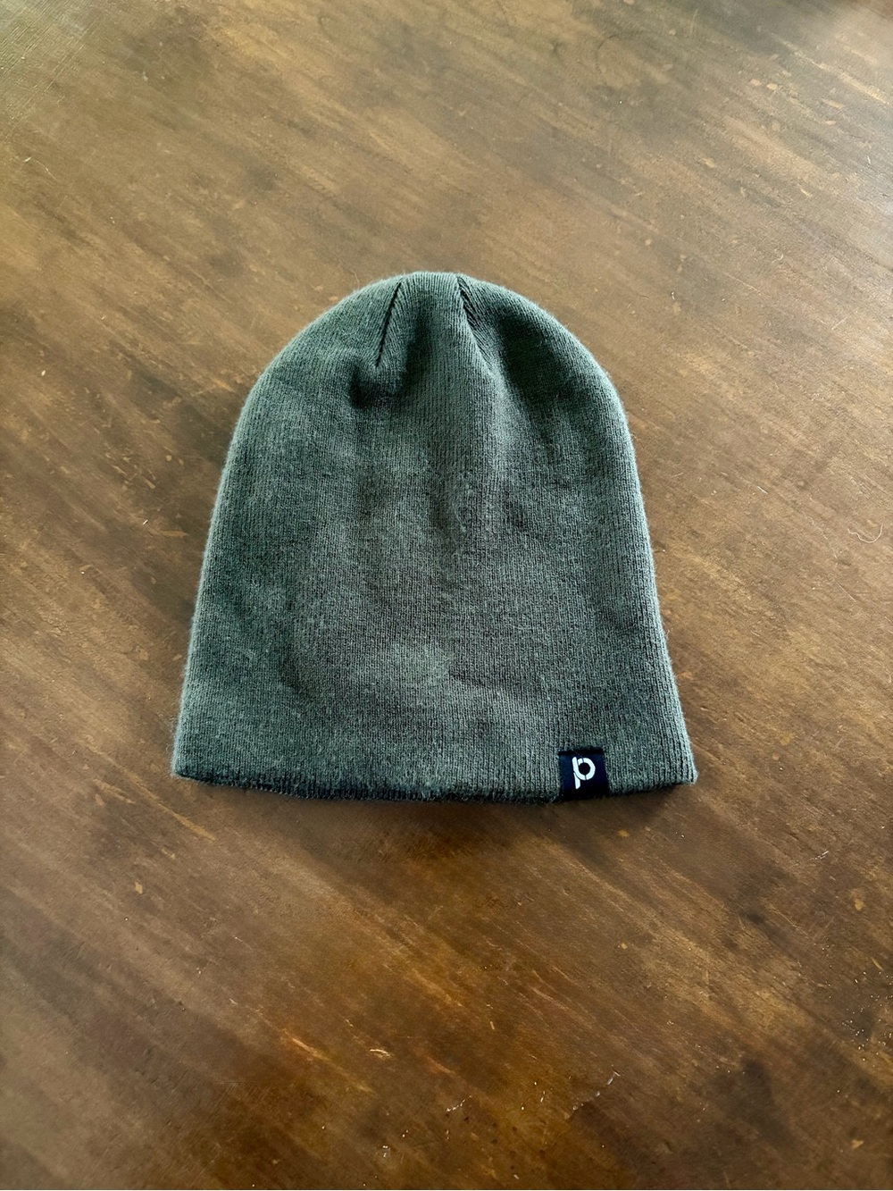 Ponyback Knit Toque/Beanie - Olive Green